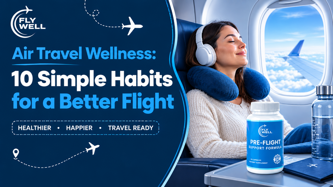 Air Travel Wellness: 10 Simple Habits for a Better Flight
