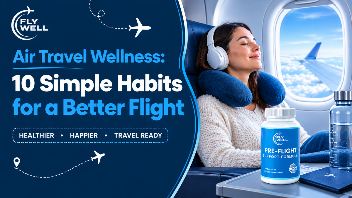 Air Travel Wellness: 10 Simple Habits for a Better Flight