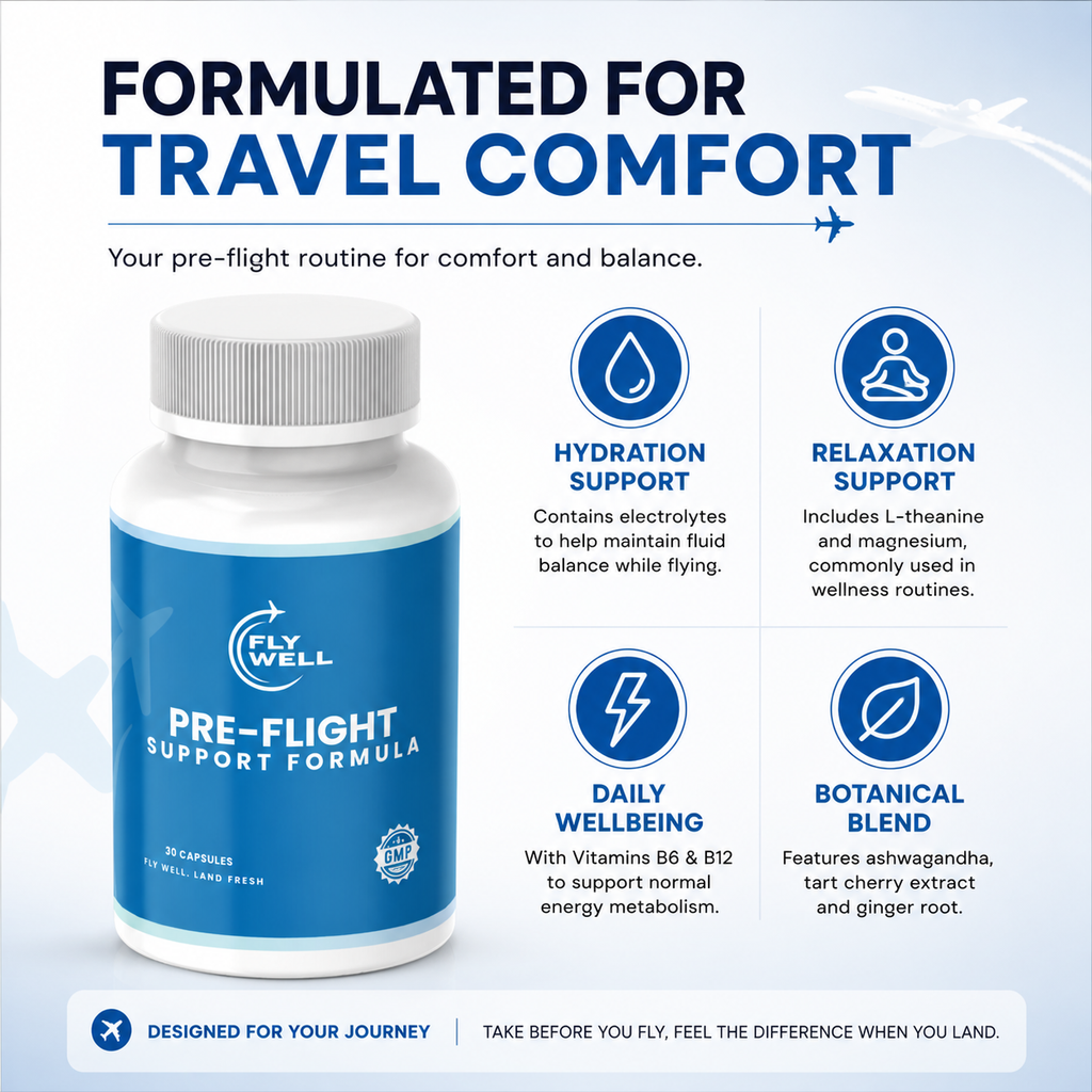 FLYWELL | PRE-FLIGHT SUPPORT FORMULA