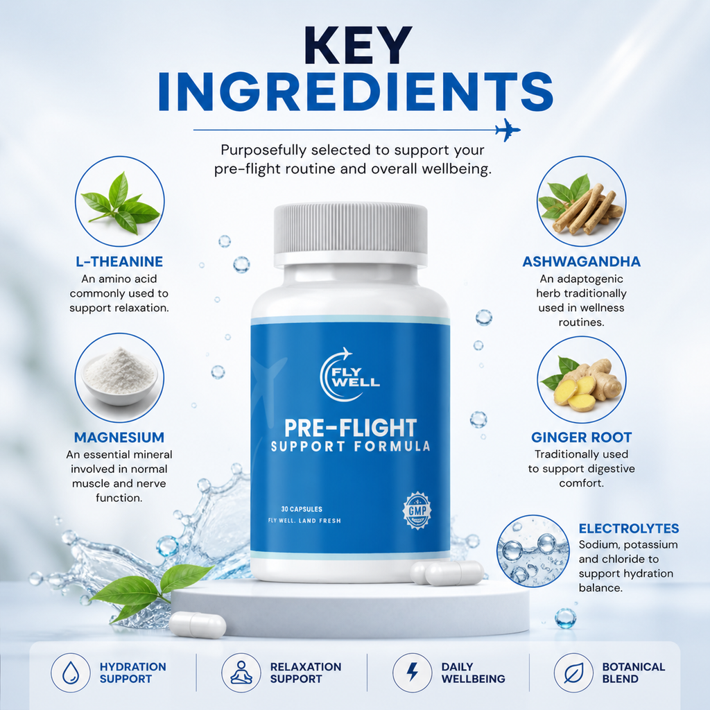 FLYWELL | PRE-FLIGHT SUPPORT FORMULA